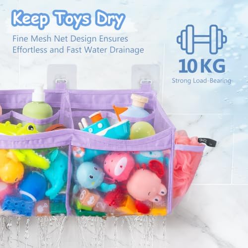 Criusia Extra Large Bath Toy Organizer - Image 4