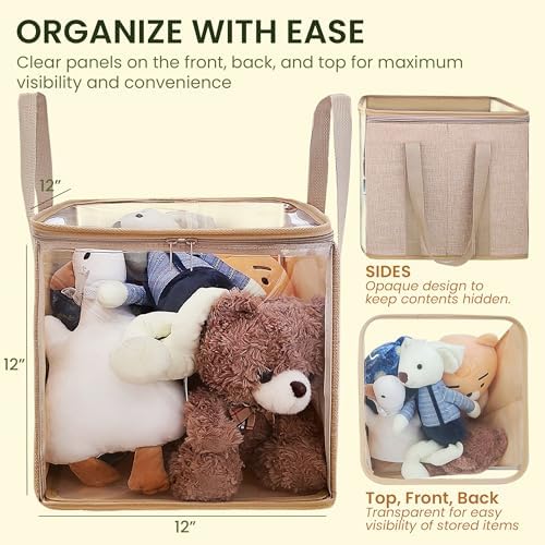 holay 2 Pack Clear Storage Cubes - Image 5