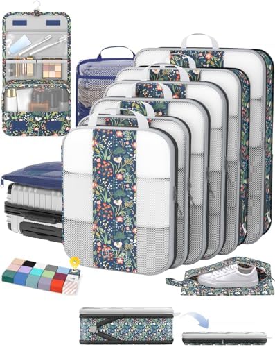 OlarHike 10 Set Compression Packing Cubes by OlarHike