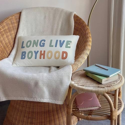 Boho Long Live Boyhood 12x20 Pillow Cover - Image 4