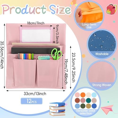 gisgfim 12 Pcs Small Chair Pockets - Image 2