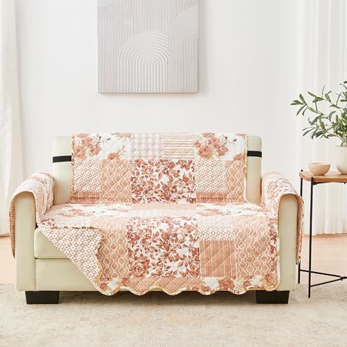 Great Bay Home Reversible Patchwork Loveseat Cover by GreatBayHome