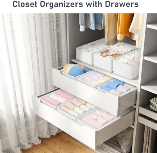 DIMJ Drawer Organizer Clothes - Image 3
