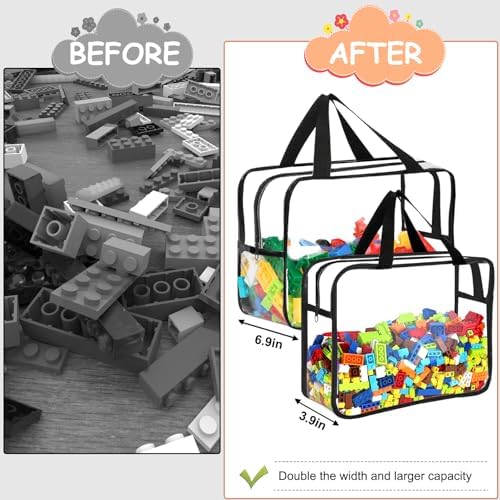 6Pcs 3Large & 3XL Toy Storage Bags - Image 5