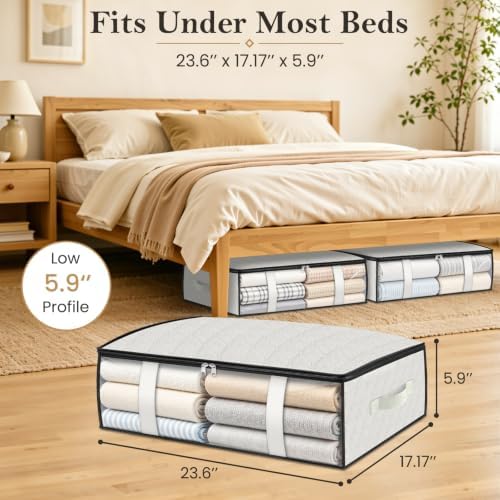 StorageRight Under Bed Storage Bags, 2 Pack - Image 2