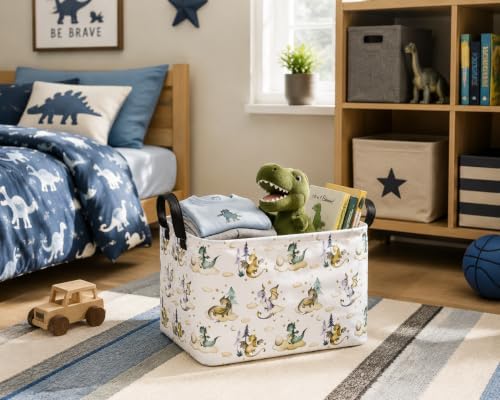 Rec Toy Box Chest Kids Hamper Storage Basket Collapsible Organizer Bin Gift - Image 5