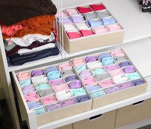 Simple Houseware Sock Drawer Organizer, 3 Pack - Image 4