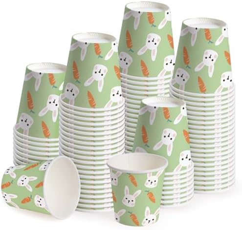 WRAPAHOLIC 3oz Easter Bathroom Cups by WRAPAHOLIC