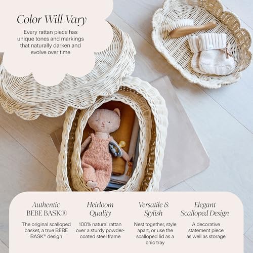 BEBE BASK The Original Scalloped Basket - Image 5