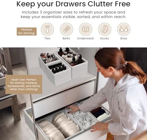 Reli. Dresser Drawer Organizers 14 Pack | Baby Clothes, Nursery Organizer - Image 3