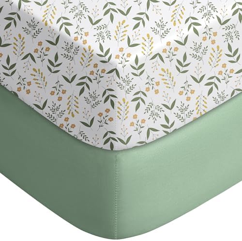 Yoofoss 2-Pack Baby Crib Sheets by YOOFOSS
