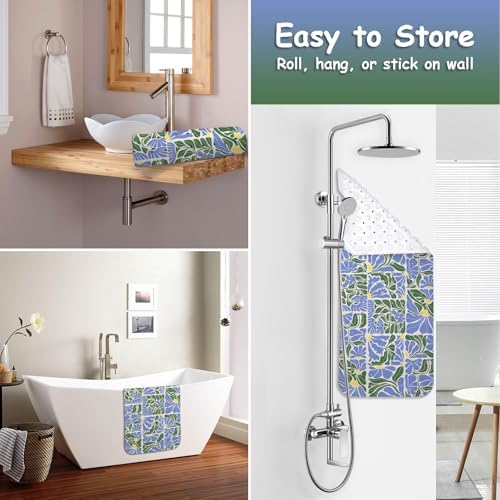 Bathtub Mat Non Slip, Bohemia Extra Long Bath tub Mat Shower Floor Mat - Image 3