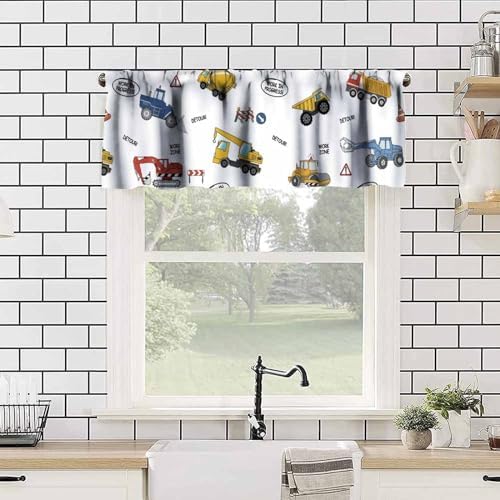 Construction Truck Valance Curtains - Image 4