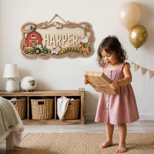 Custom Farm Nursery Name Sign - Image 6