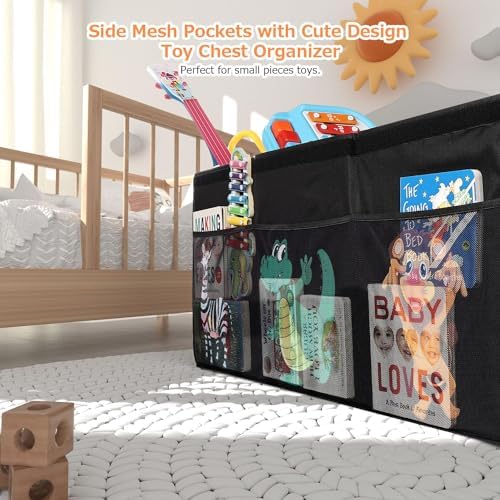 YOHOOLYO Extra Large Collapsible Sturdy Toy Box Storage Organizer - Image 6