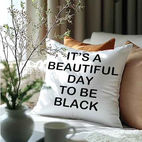 Black and White Quotes Pillow Cover 18x18, Modern Black Girls Boys Women Men - Image 6