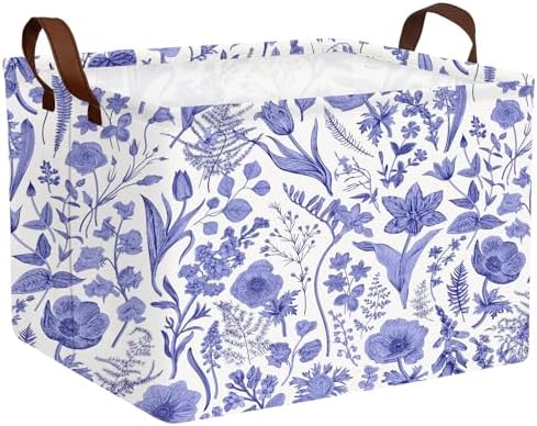 Chinoiserie Rectangle Storage Basket by ASKETAM
