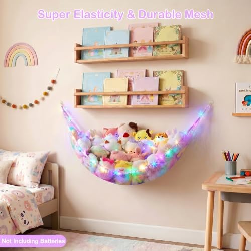 Stuffed Animals Net or Hammock Kids Toy Storage Organizer - Image 5