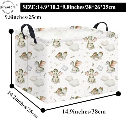 Rectangular Baby Girl Basket Kids Baby Storage Basket Storage Bin Organizer Box - Image 6