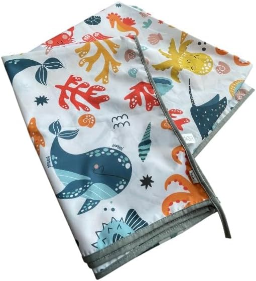 Waterproof High Chair Splat Mat – Machine Washable Floor & Table Protector by Yorni