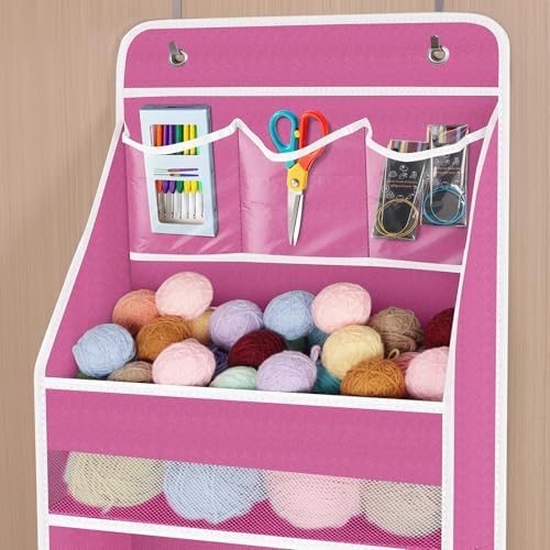 Univivi Fabric Over Door Hanging Organizer - Image 4