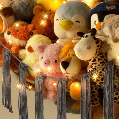 RelaxScene Stuffed Animal Hammock Corner Storage - Image 4