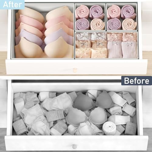DIMJ Drawer Organizer Clothes Storage - Image 5