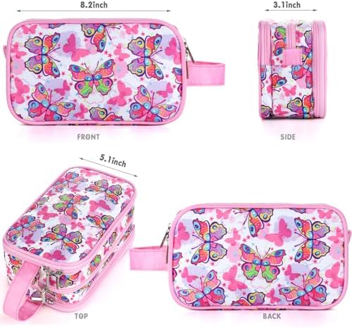 Kids Toiletry Bag for Girls, Travel Toiletry Bag for Little Young Girls - Image 2