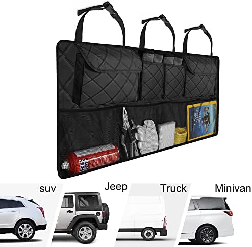 Femuar Trunk Organizer, Hanging Backseat Car Storage Bag - Image 6