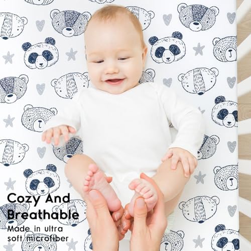 Yoofoss 2-Pack Baby Crib Sheets - Image 4