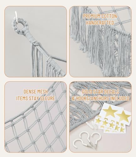 Lare Stuffed Animal Storage Hammock Corner Net - Image 2