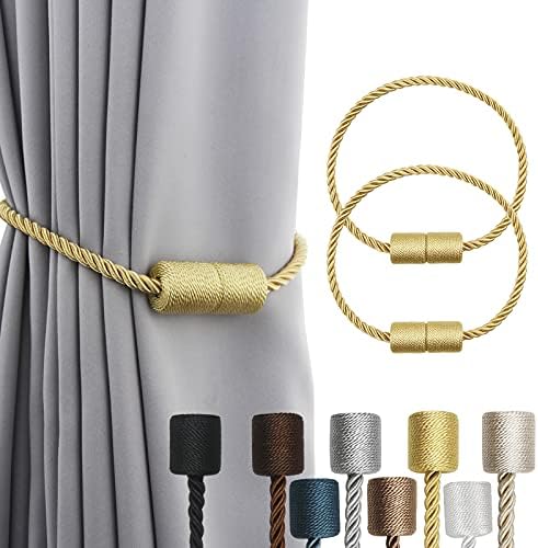 Magnetic Curtain Tiebacks Holdbacks Decorative Tie Backs by CurtainTiebacks