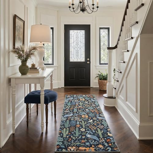 BESBLEE 2X8 Washable Kitchen Runner Rug, Animal Non Slip - Image 2