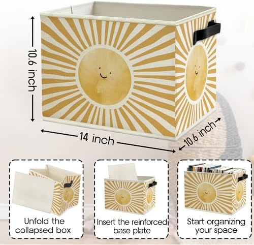 Boho Sunshine Classroom Storage Bins Box - Image 6