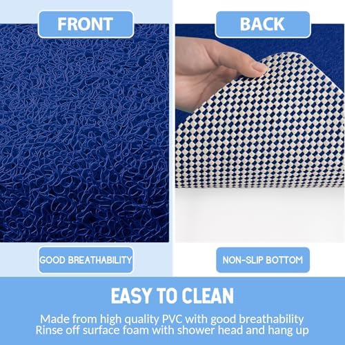 Hargiis Non-Slip Bathtub Mat, 2 Pack Anti Slip Shower Mat, Fast Drying Bathtub - Image 4
