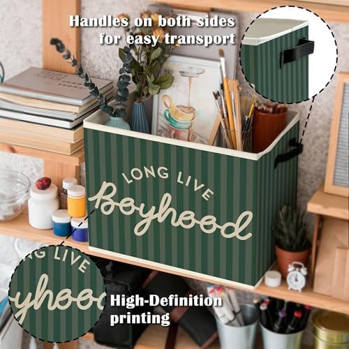 Long Live Boyhood Boys Storage Bins Box - Image 5