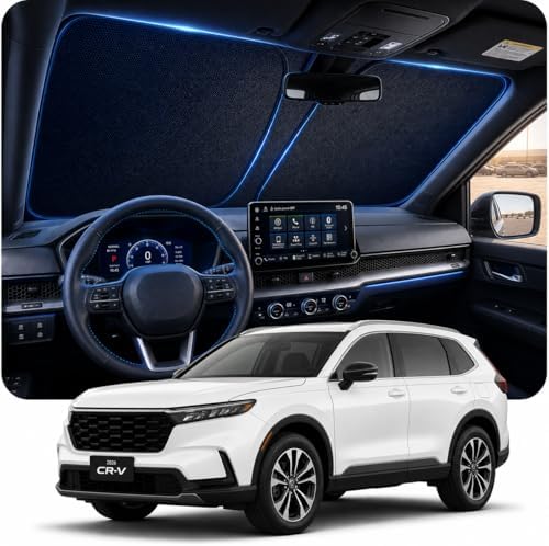 DooGooCoo Windshield Sun Shade for Honda CRV 2023-2025 2026 Car Sun Shade by DooGooCoo