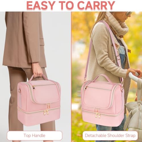 Wearable Breast Pump Bag with Cooler Compartment Fits - Image 6