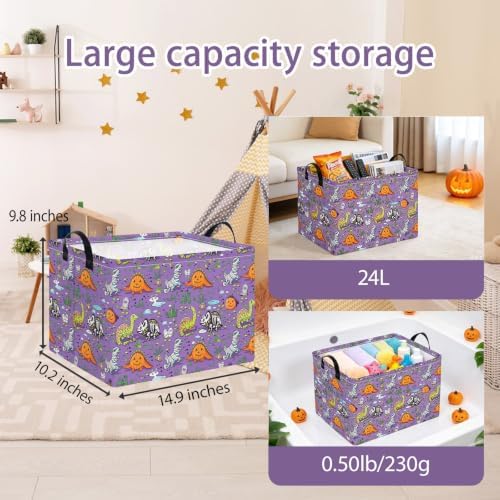 NTAO Gift Storage Basket Empty for Halloween, Storage Bin - Image 2