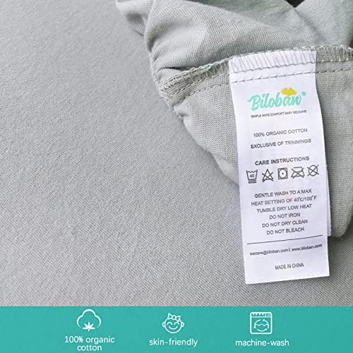 Bassinet Sheets 100% Cotton, 2 Pack Bassinet Sheets - Image 2