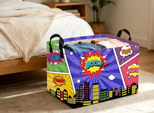 Rectangle Kids Baskets Spider Basket Cute Storage Bin Fish Box - Image 5
