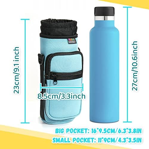 Nuovoware Water Bottle Carrier Bag, Dusty Blue - Image 3