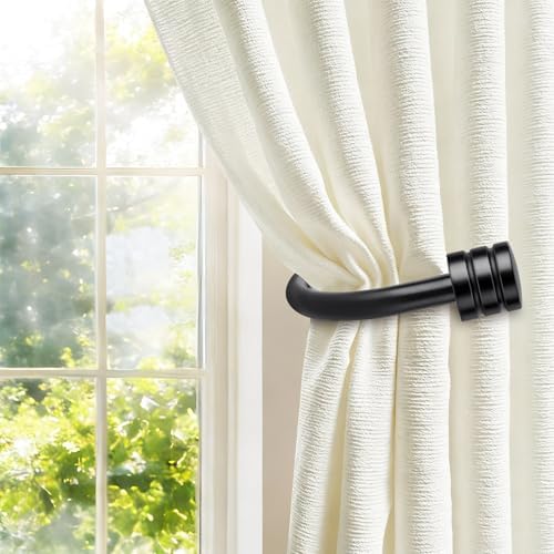 TONIAL Curtain Holdbacks, Calssic Cap Finials - Image 2