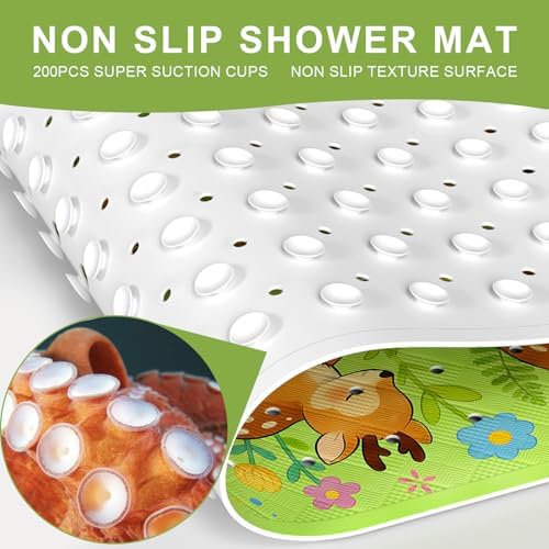 XIYUNTE Bath Mat for Tub Non Slip Bathtub Mat Non Slip 40x16 Baby Bath Mat - Image 3