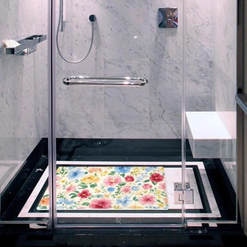 Non Slip Bathtub and Shower Mat 26.8x15.1 inch, Bath Mat - Image 6