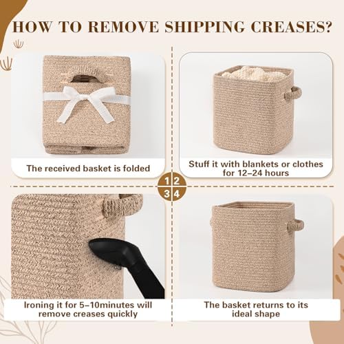 12 Inch Storage Cubes, 3 Pack Cube Storage Bins - Image 6