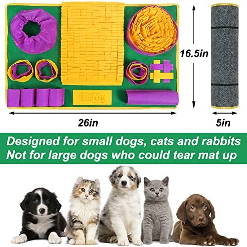 Vivifying Snuffle Mat for Dogs, Interactive Dog Puzzle Toys for Boredom and - Image 2