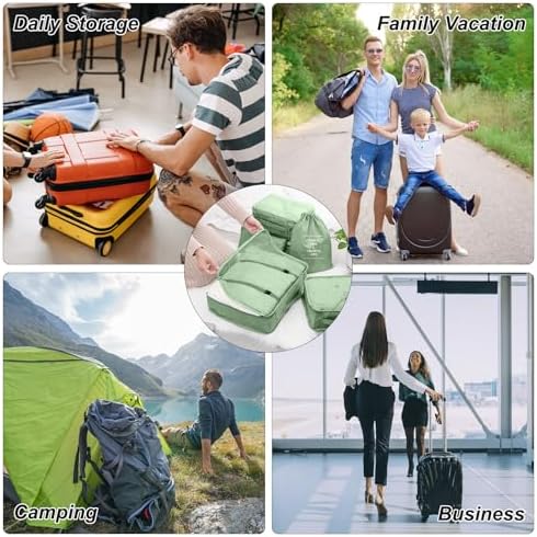 Packing Cubes for Travel 10 Set Luggage Organizer Bags - Image 7