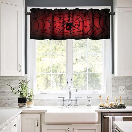 Halloween Kitchen Valances Windows Curtains, 1 Panel - Image 6