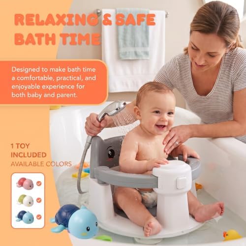 Baby Bath Seat Infant Bath Support Chair - Image 4